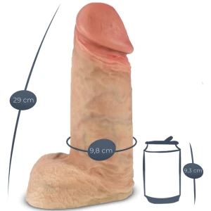 SILEXD - MODELO 1 PÃNIS REALISTA DE SILICONE XTREME PREMIUM 28 CM